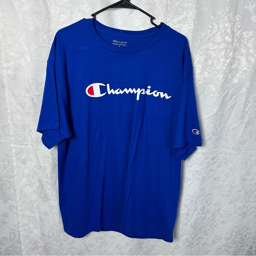 Champion Blue Short‎ Sleeve Tee
